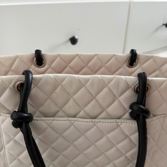 Chanel Cambon Line Large Tote Bag Leather Tote Bag - Picture 11 of 16